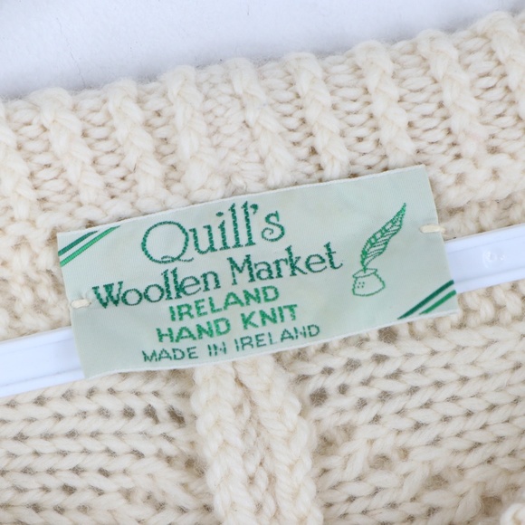 Vintage 70s Rockabilly Chunky Fisherman Sweater - Picture 4 of 7